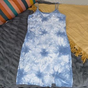 Blue Tie-dye Wild Fable Bodycon Dress